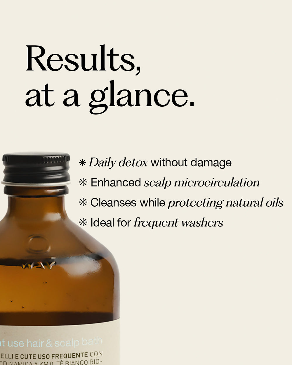 frequent use hair & scalp bath