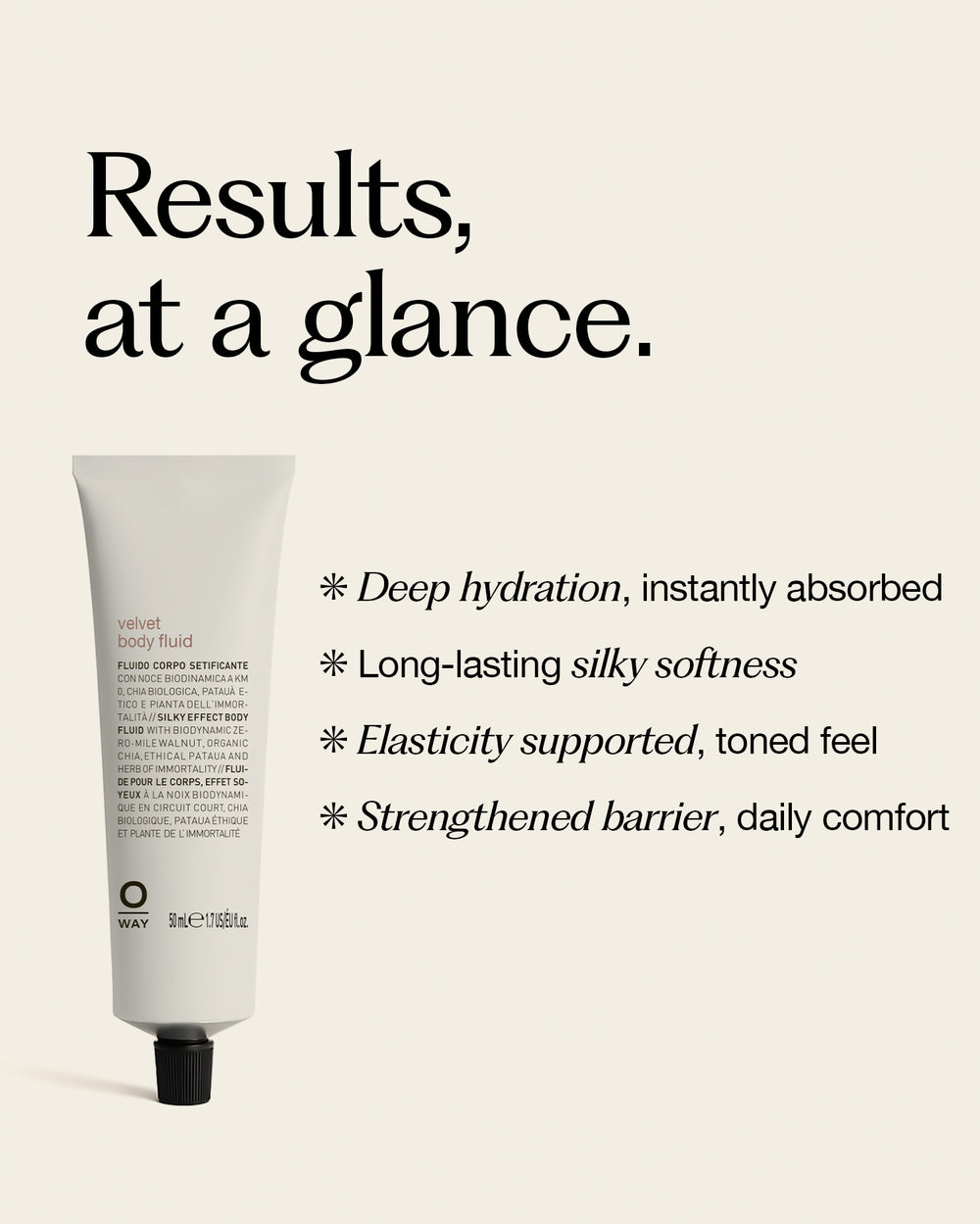 velvet body fluid