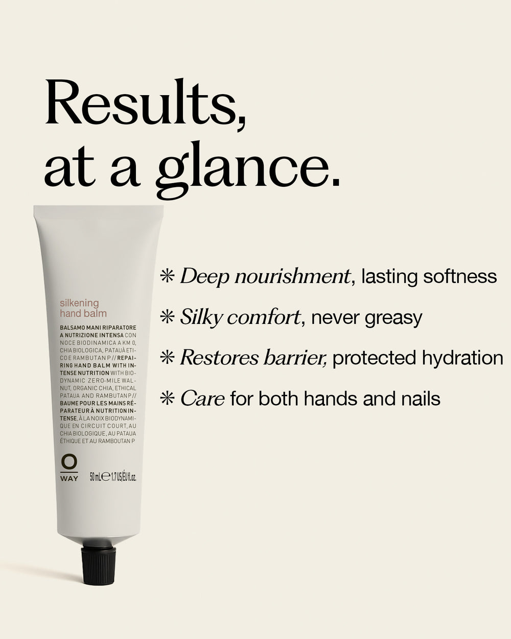 silkening hand balm
