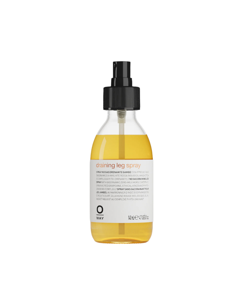 draining leg spray