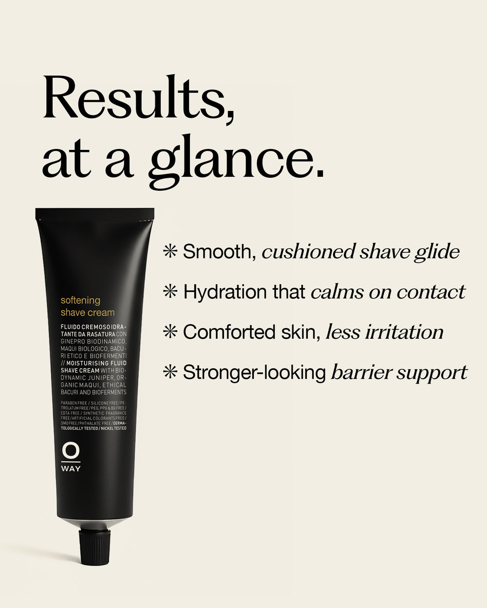 softening shave cream