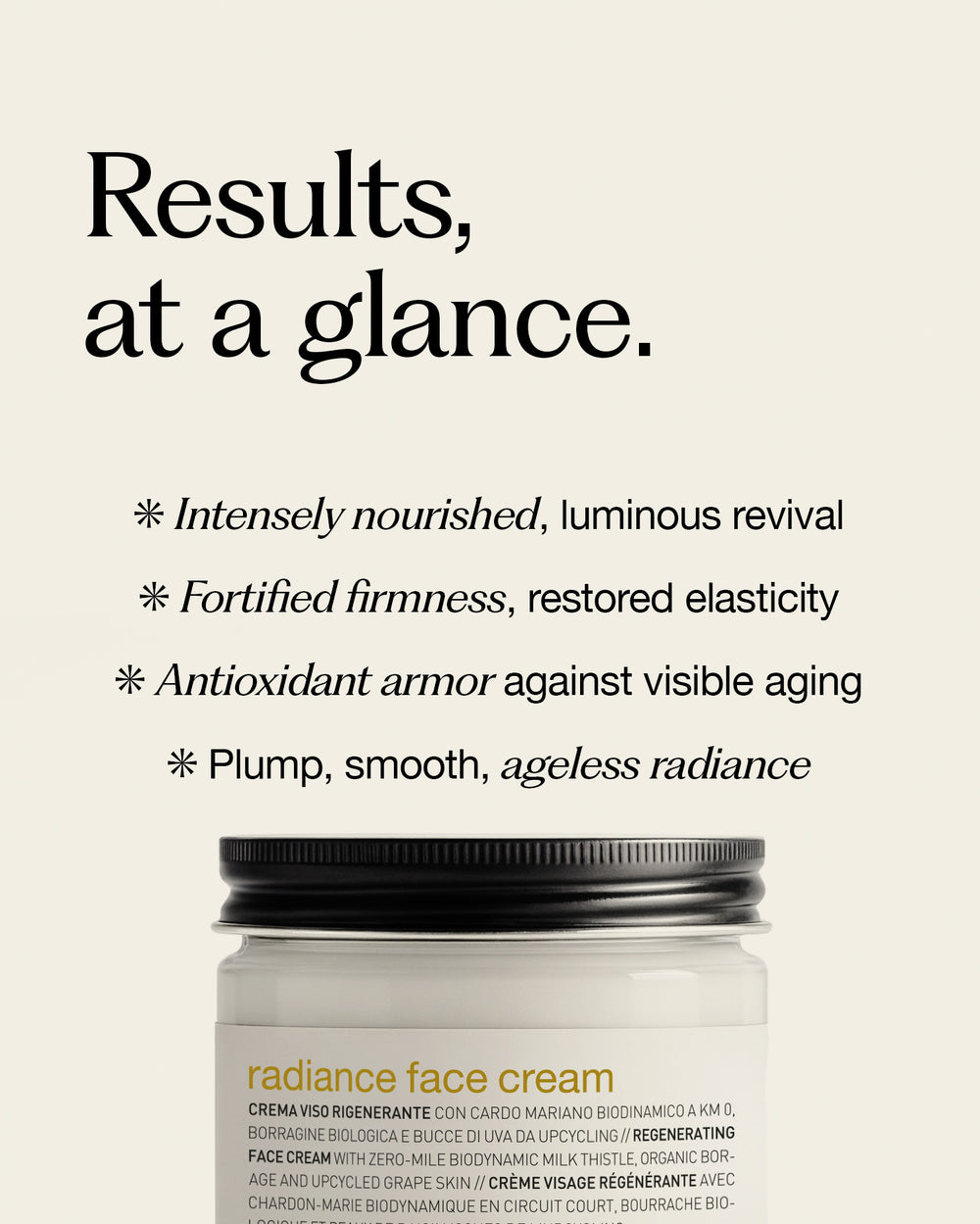 radiance face cream