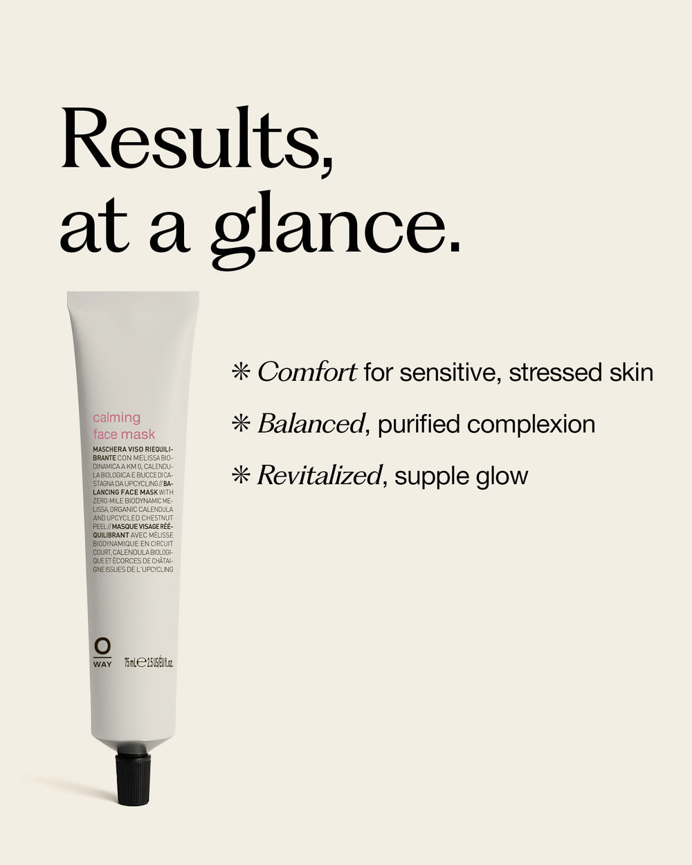 calming face mask