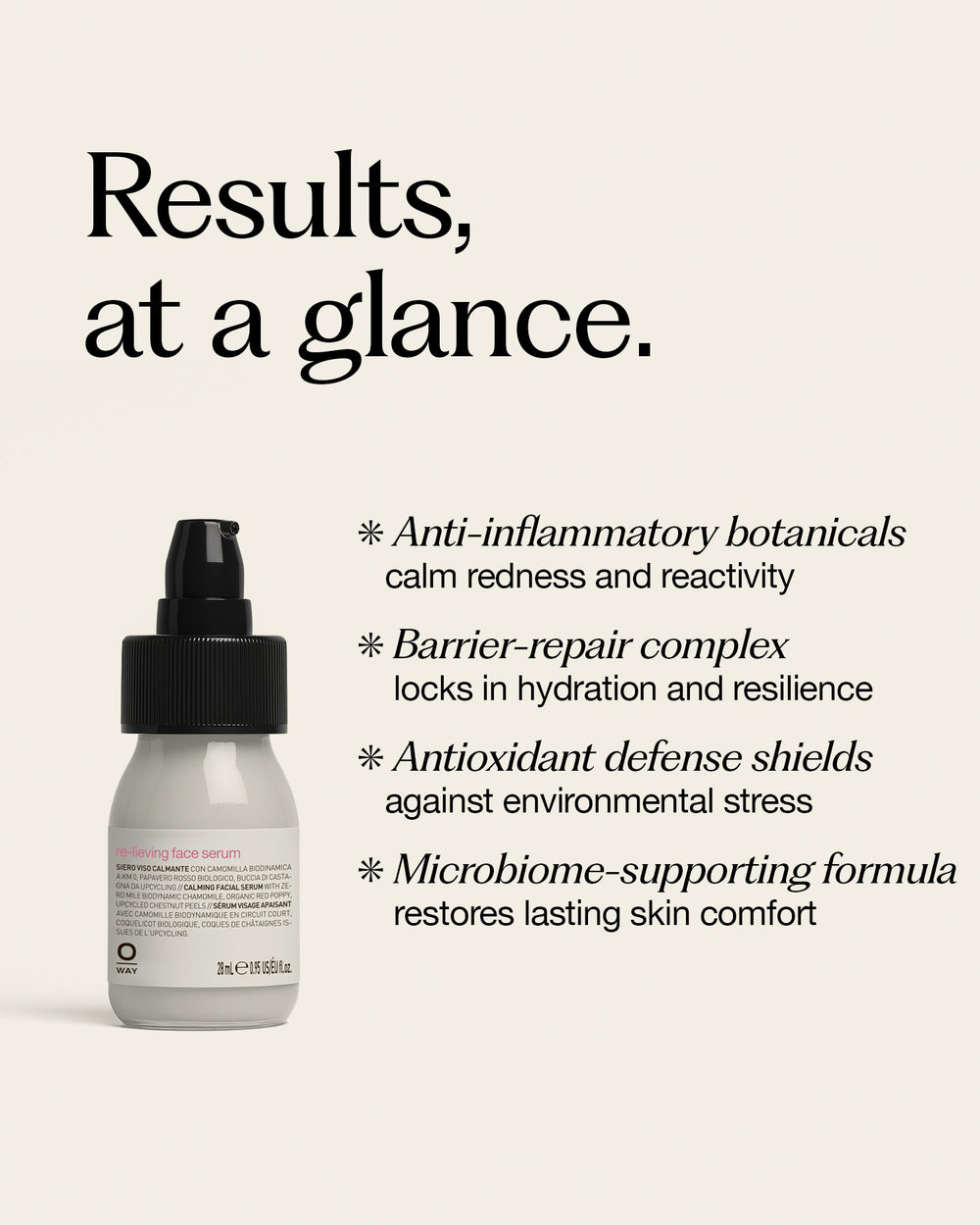 re-lieving face serum