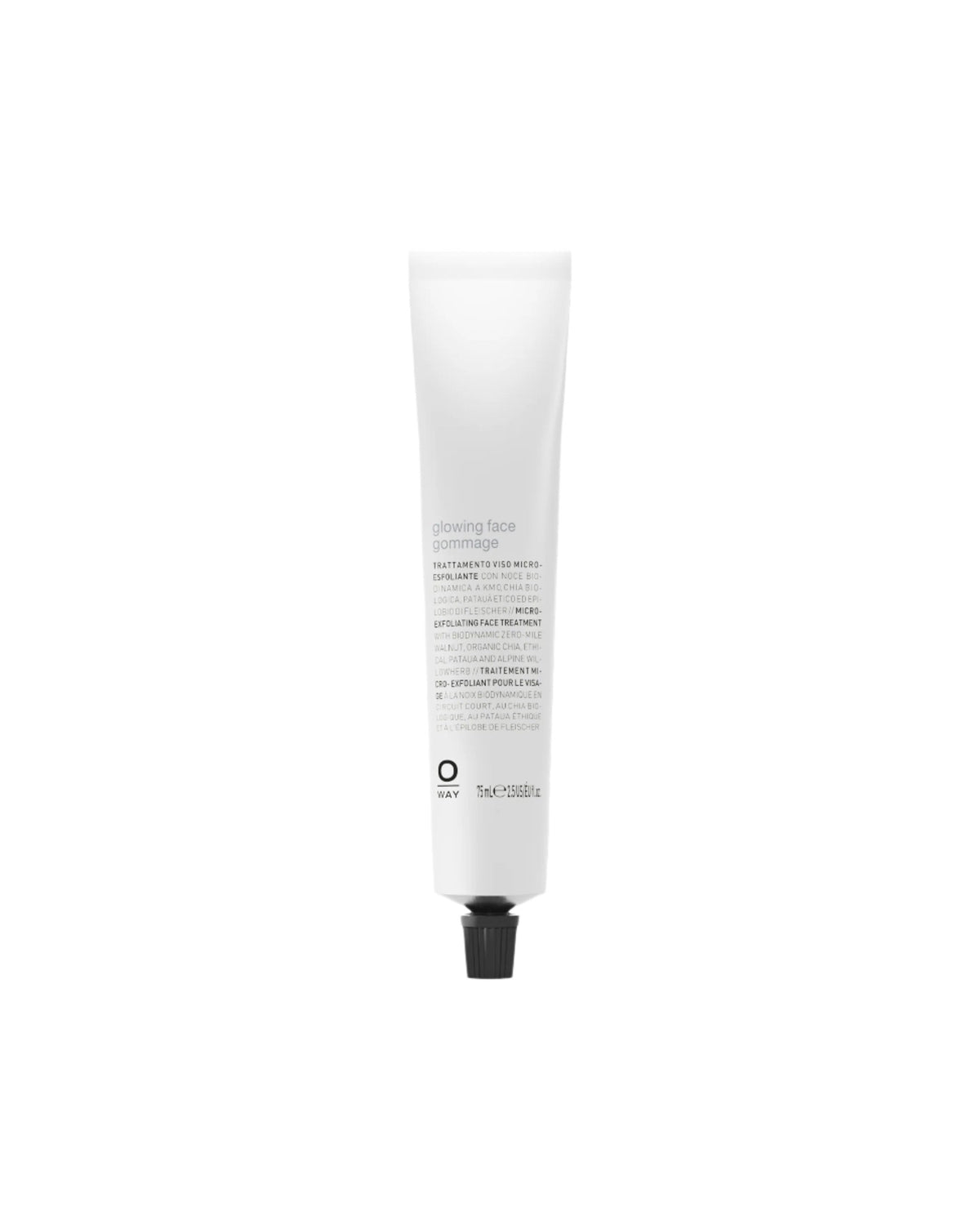 radiance face routine, glowing face gommage, firming face serum and radiance face cream