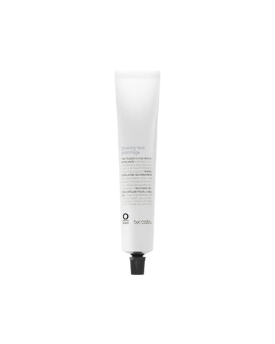 radiance face routine, glowing face gommage, firming face serum and radiance face cream