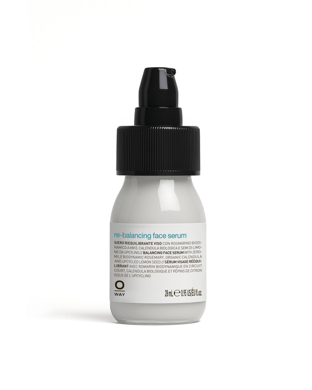 re-balancing face serum bottle