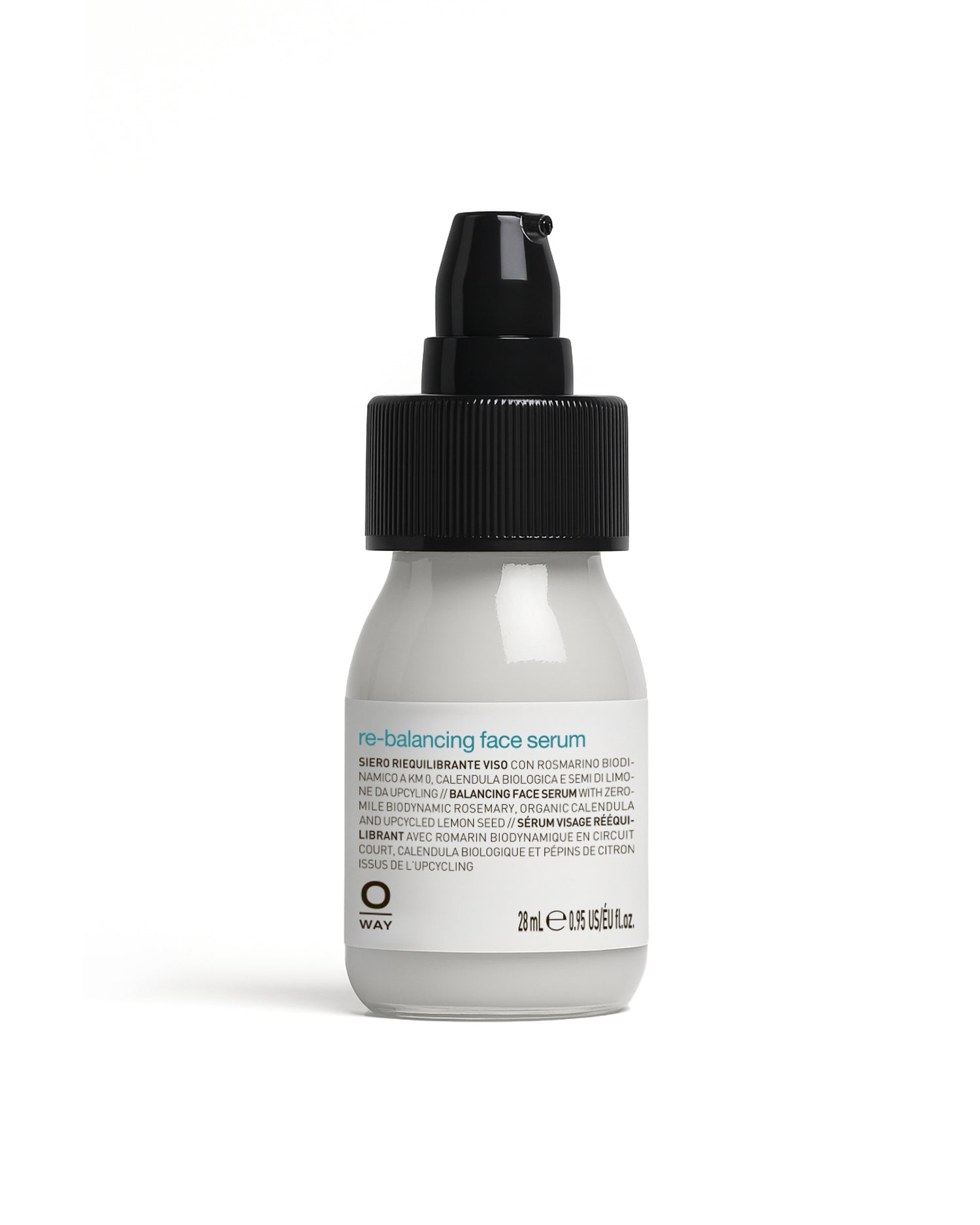 re-balancing face serum bottle