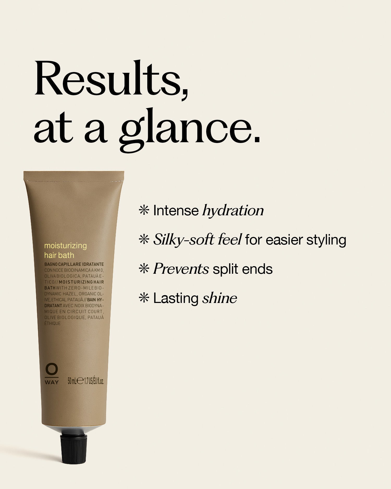 Moisturizing Hair Bath – Hydrating Cleanser for Thick, Dry Hair | Oway