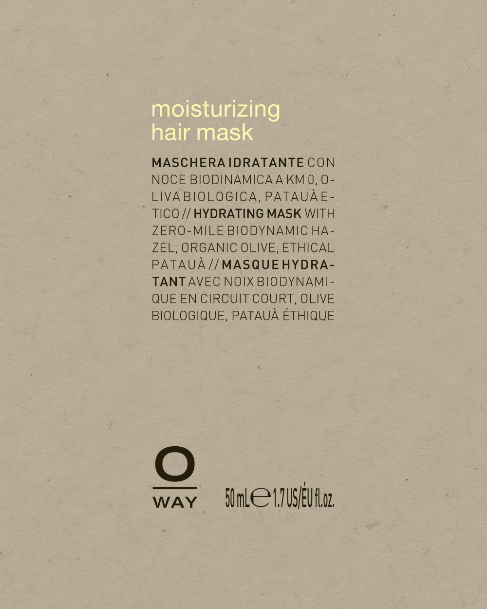 Moisturizing Hair Mask – Ultra-Nourishing Mask for Dehydrated Hair