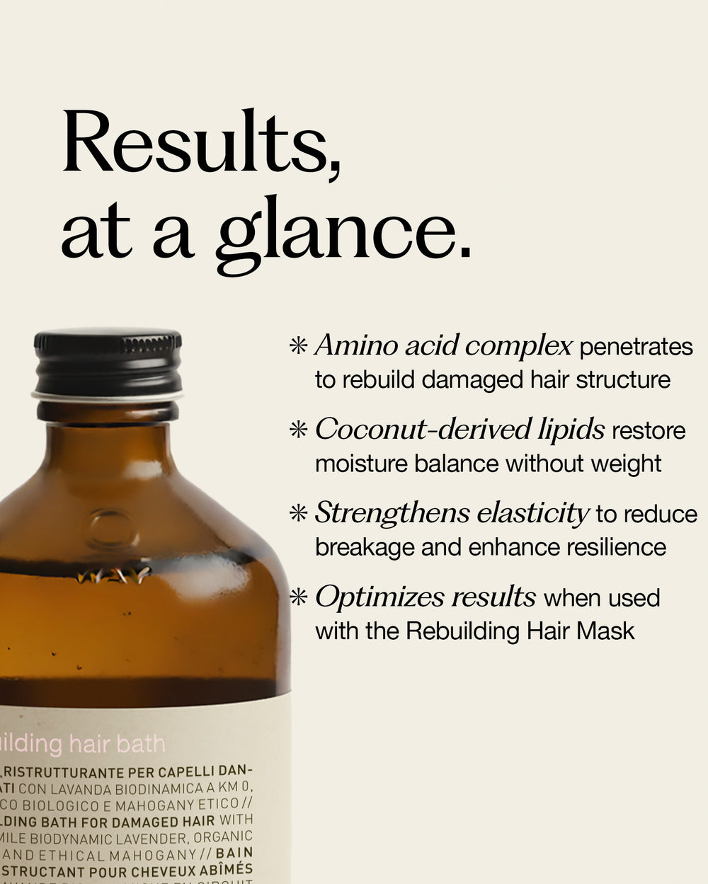 rebuilding hair bath