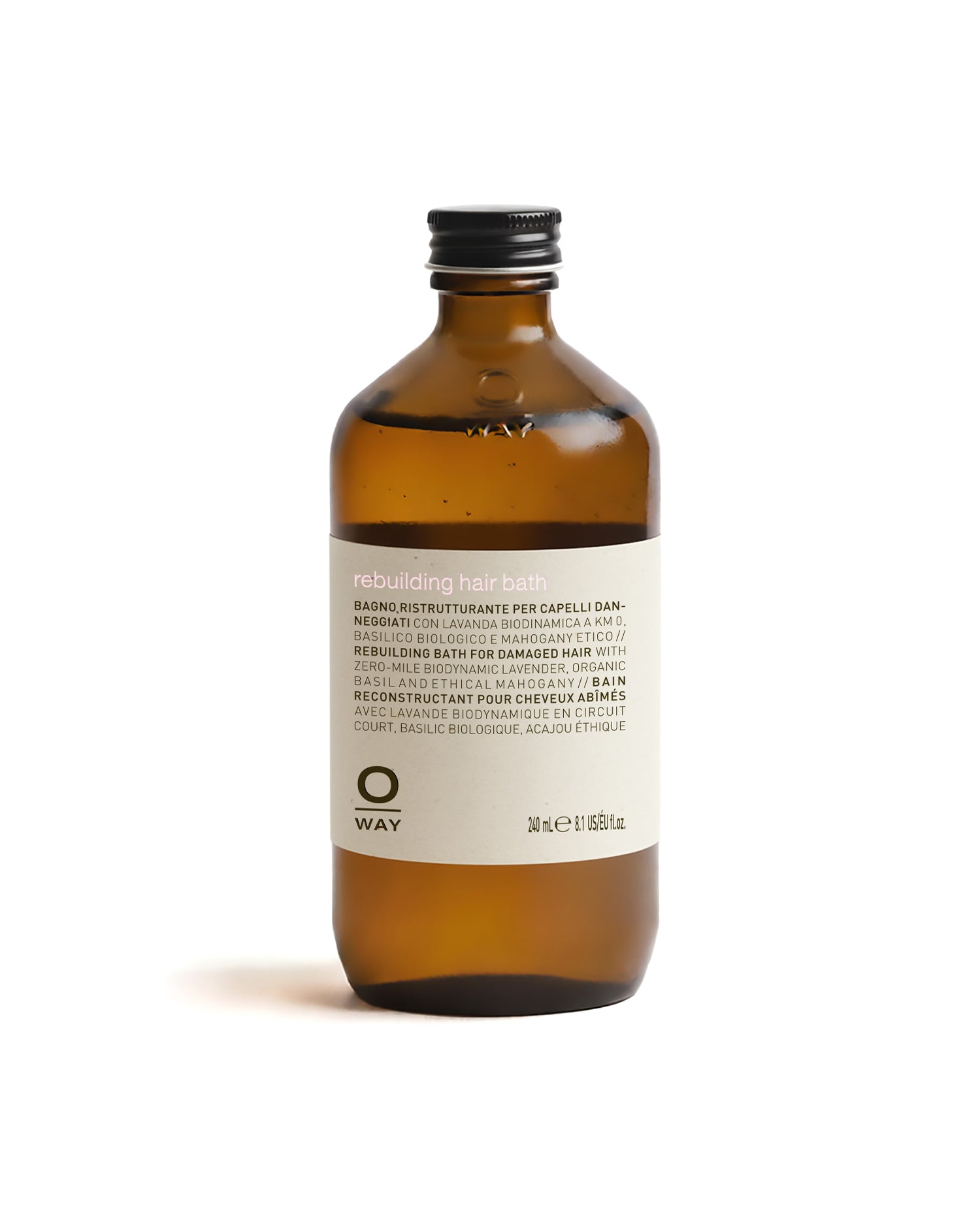 glossy nectar: restructuring hair oil 160ml | OWAY