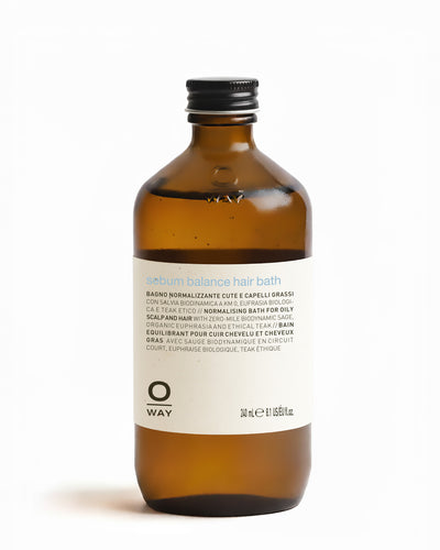 sebum balance hair bath