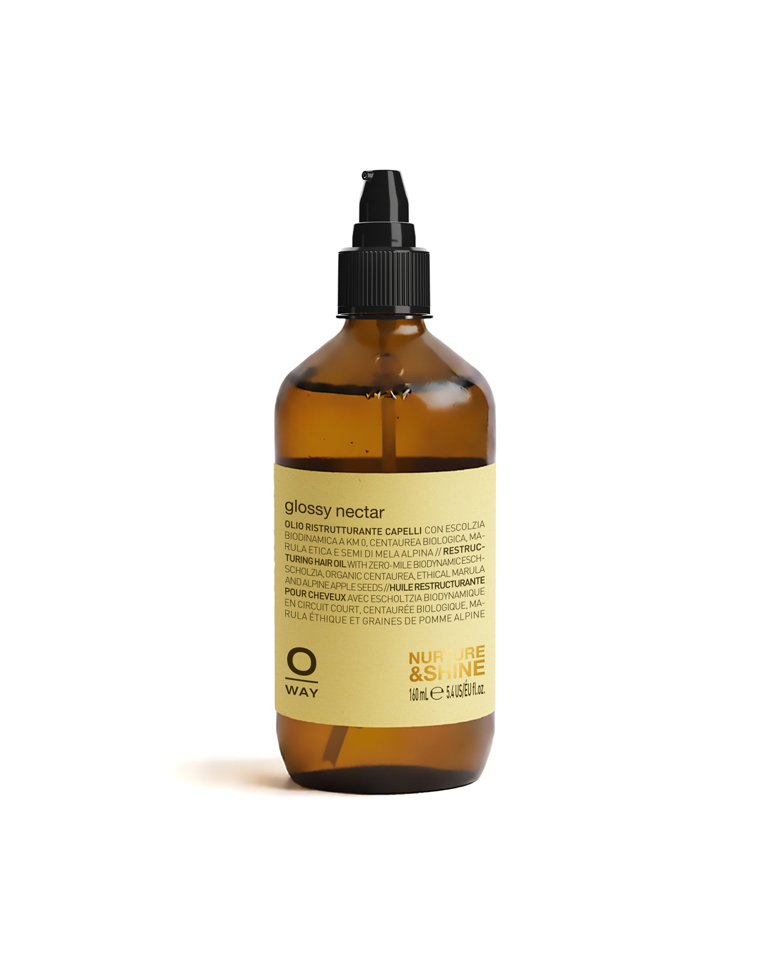 Oway glossy/nectar ヘアオイル 160ml×2 glossy nectar: restructuring hair oil 160ml | OWAY