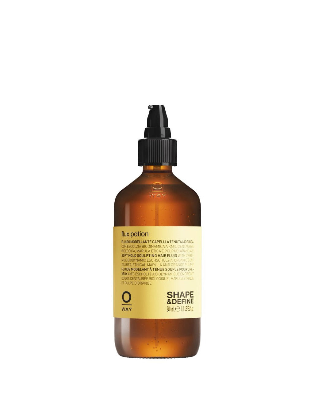 Flux Potion – Lightweight Styling Fluid for Shine & Definition | Oway
