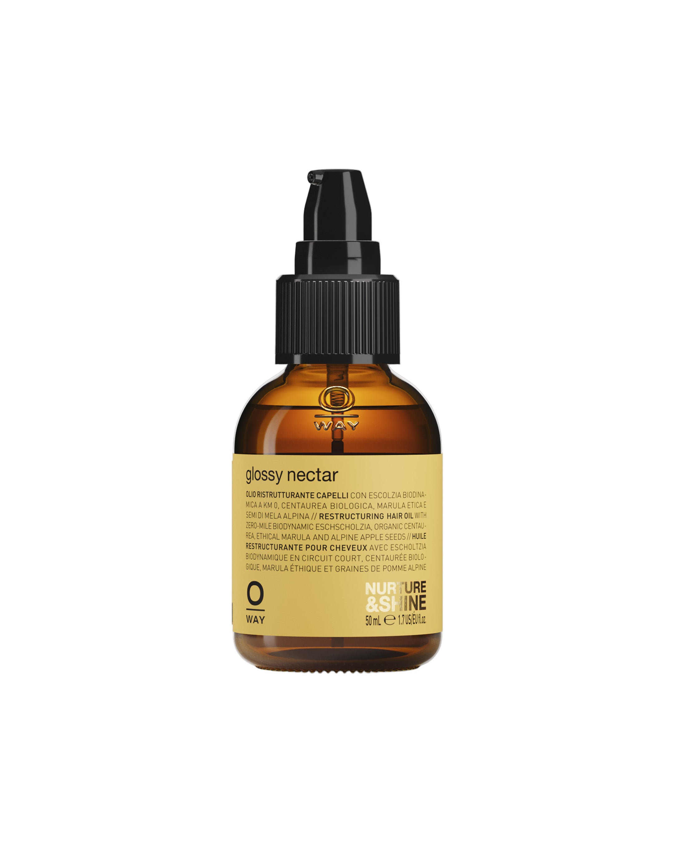 Glossy Nectar – Weightless Finishing Oil for Shine & Heat