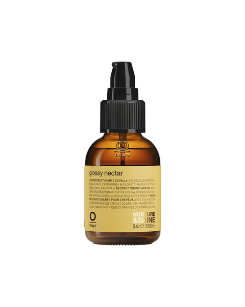 Glossy Nectar – Weightless Finishing Oil for Shine & Heat