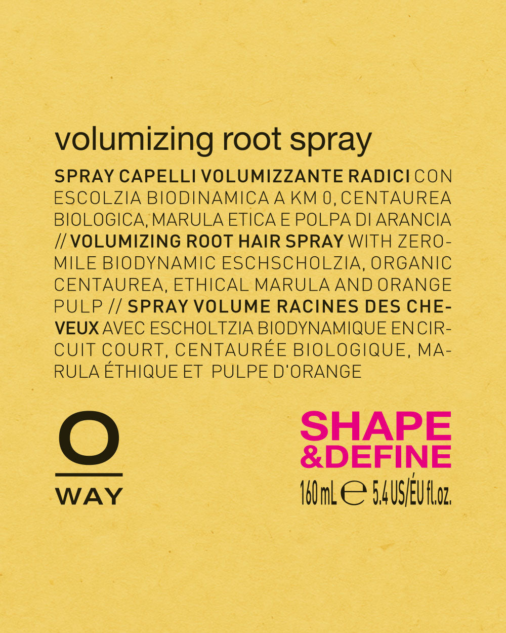 Volumizing Root Spray – Structured Lift for Fine Hair | Oway