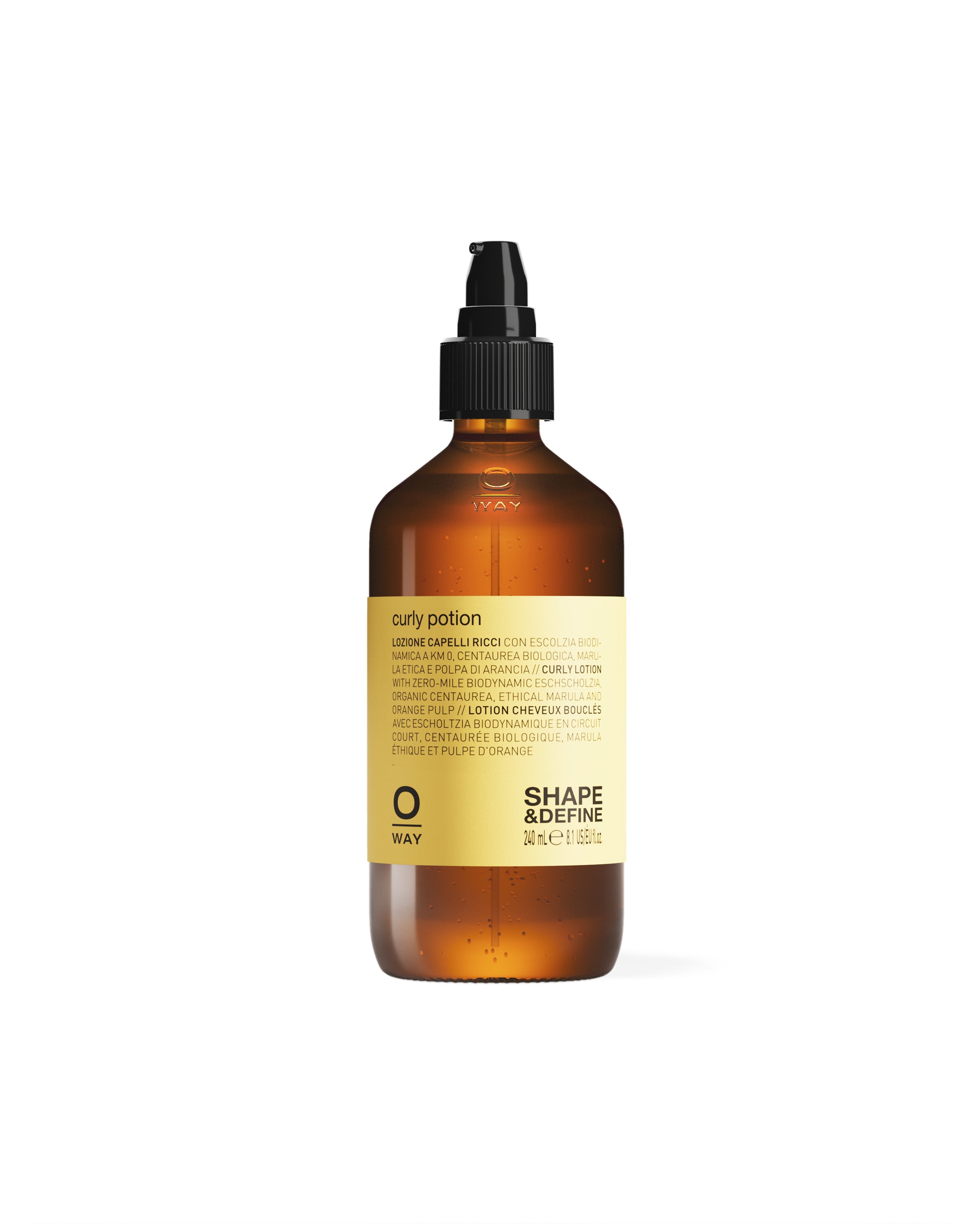 O WAY curly potion 2本セット Curly Potion – Defining Lotion for Long-Lasting Curl Shape | Oway
