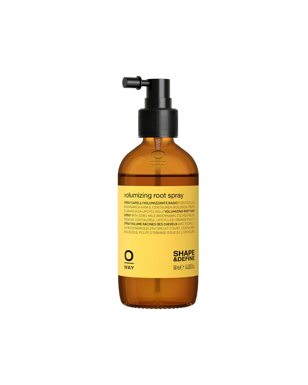 Volumizing root spray, lifts fine, flat hair with natural body and medium-strong hold