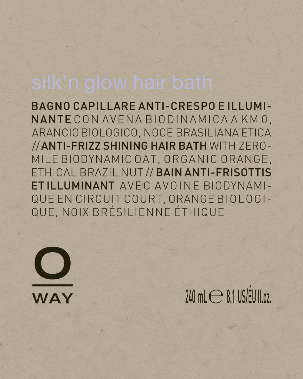 Silk'n Glow Hair Bath – Nourishing Cleanser for Frizzy Hair | Oway