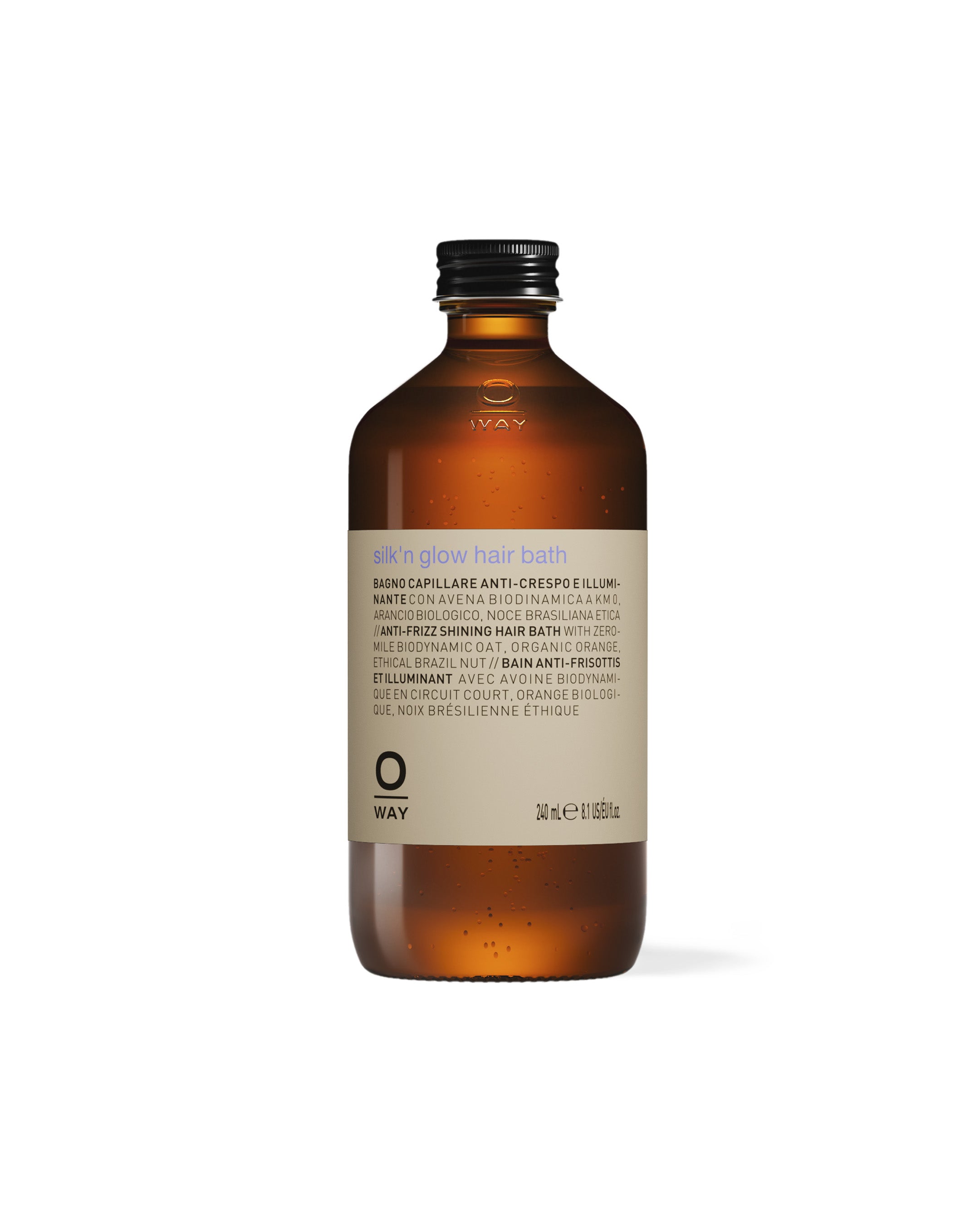 owayシルキングローヘアバス&セラム Silk'n Glow Hair Bath – Nourishing Cleanser for Frizzy Hair | Oway