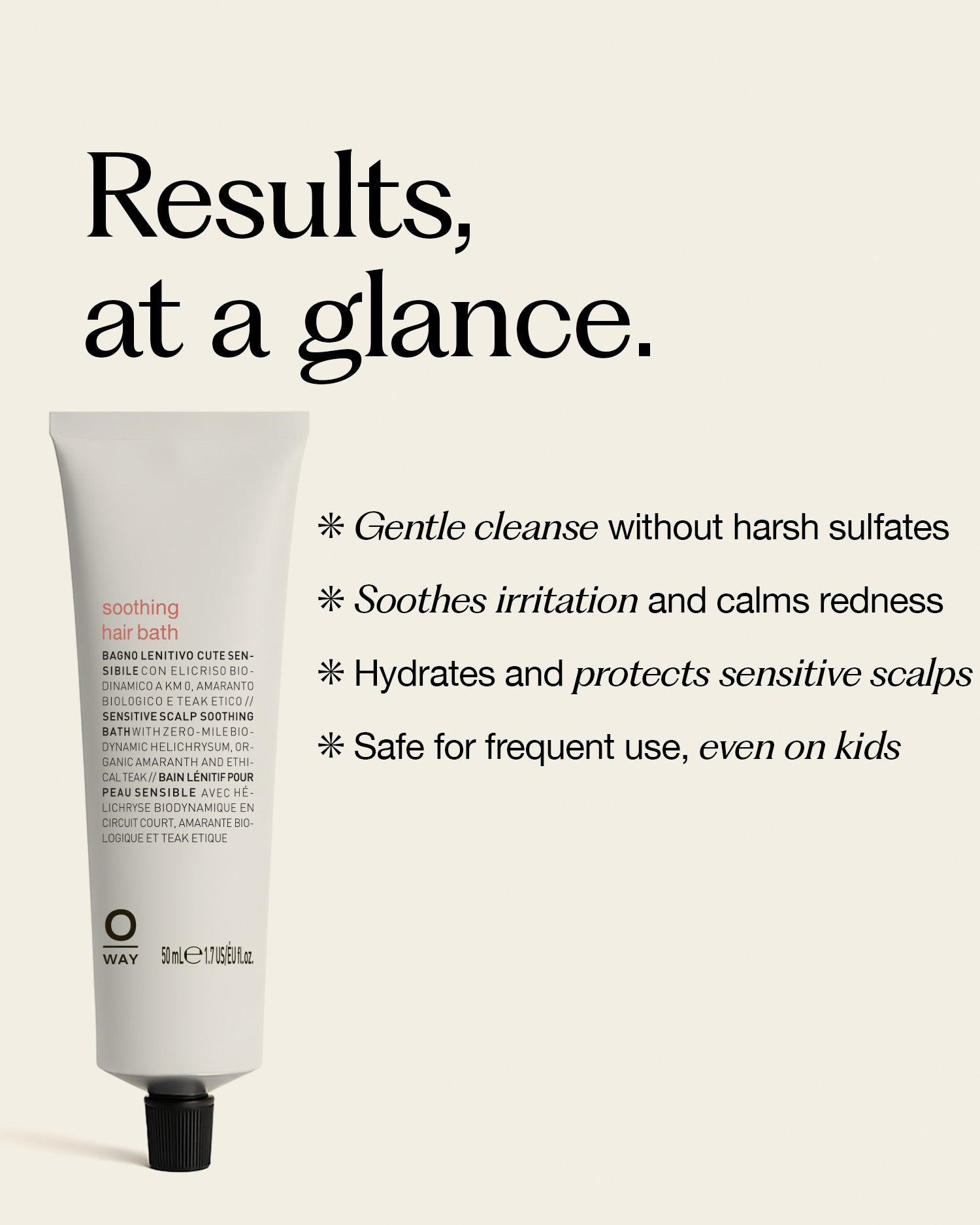 soothing hair bath: soothing shampoo for sensitive scalp