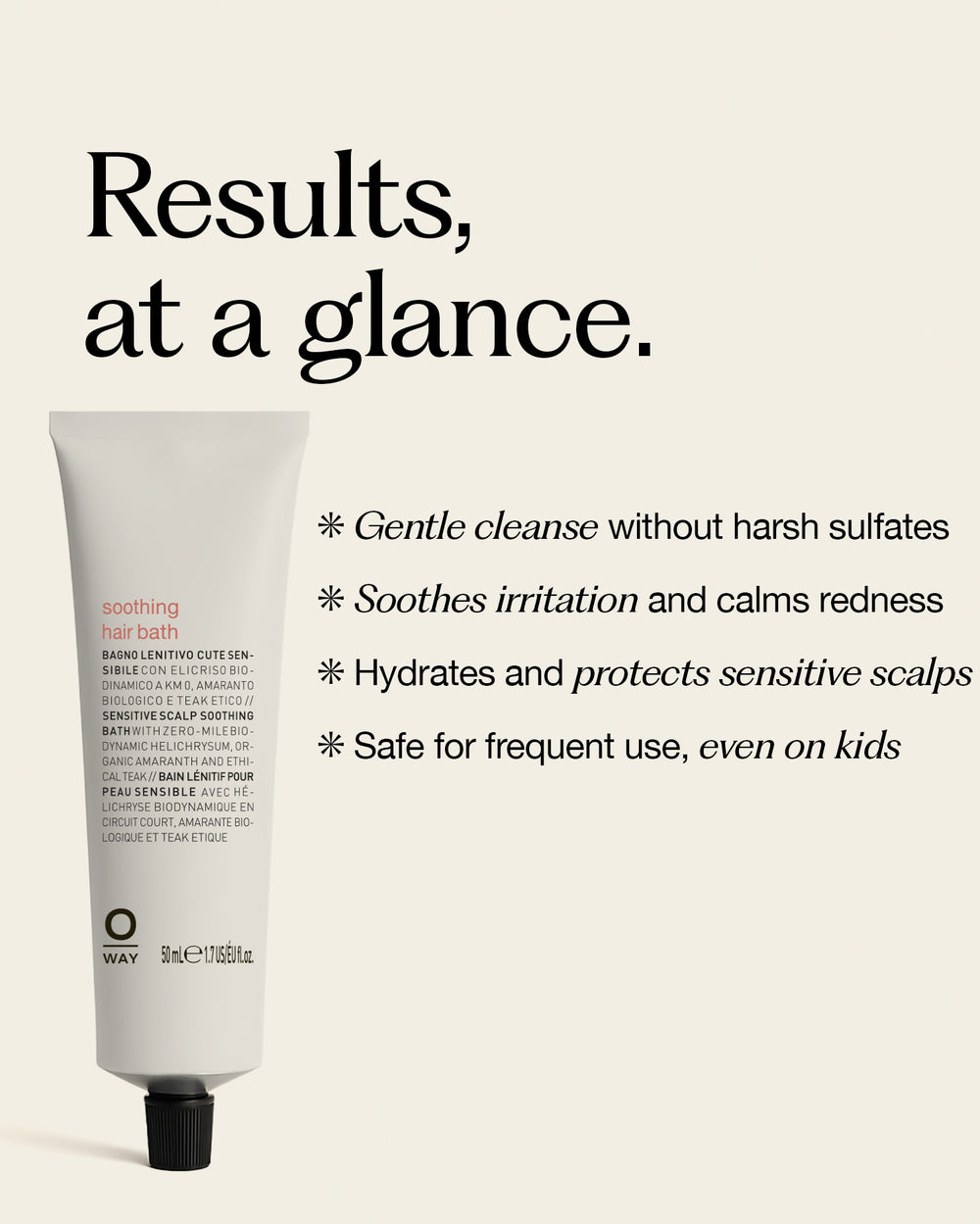 sebum balance hair bath