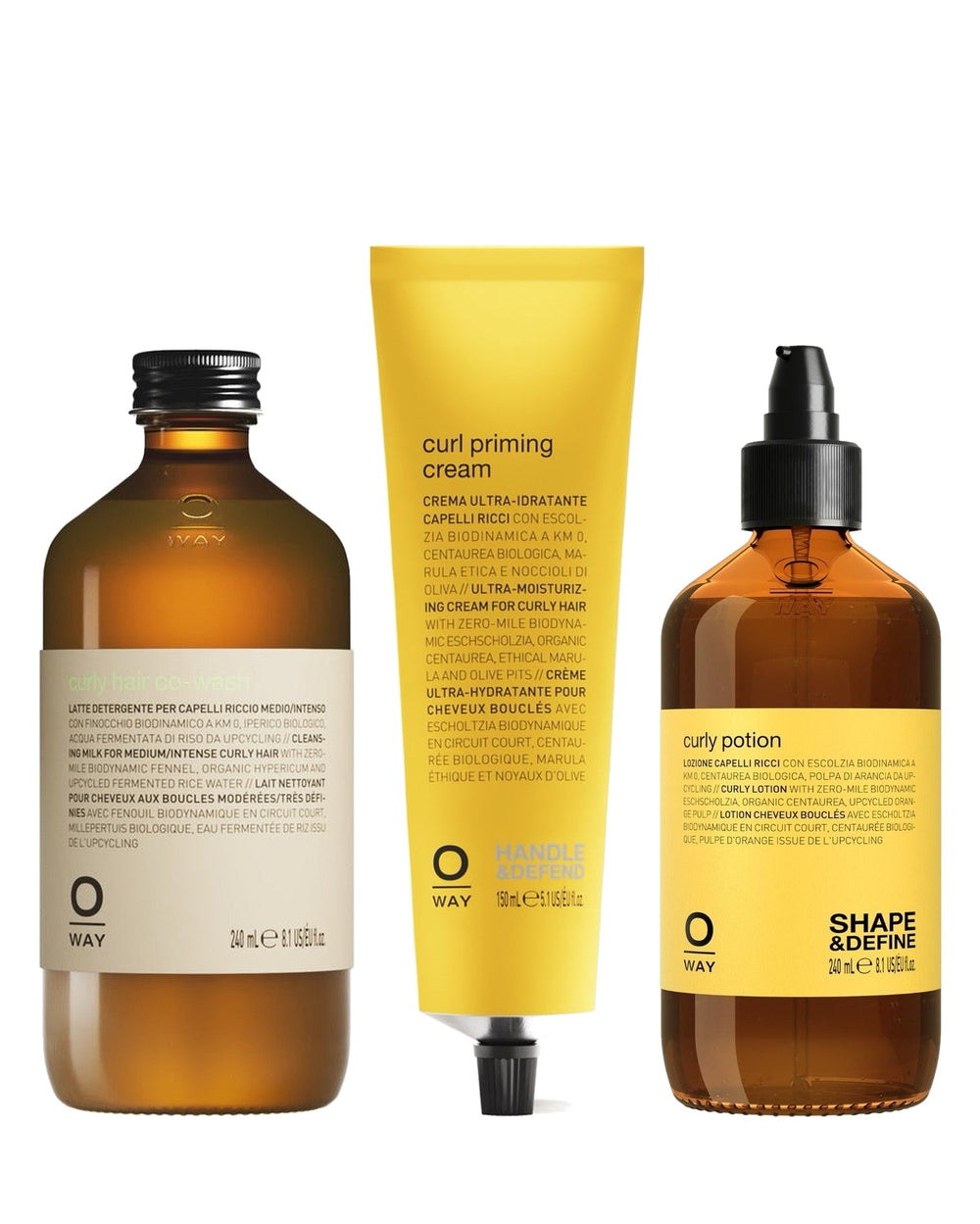 sulfate-free curl routine