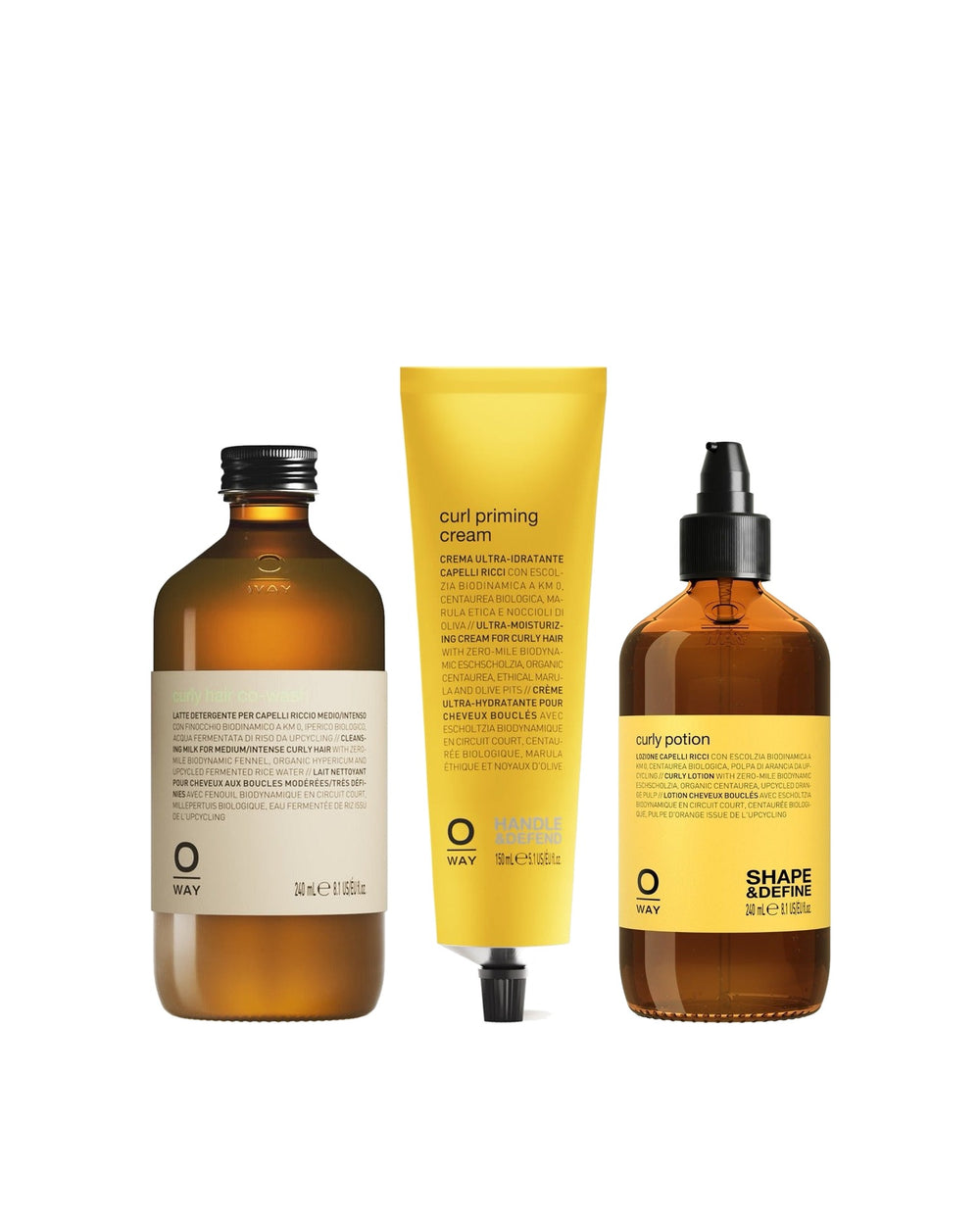 sulfate-free curl routine