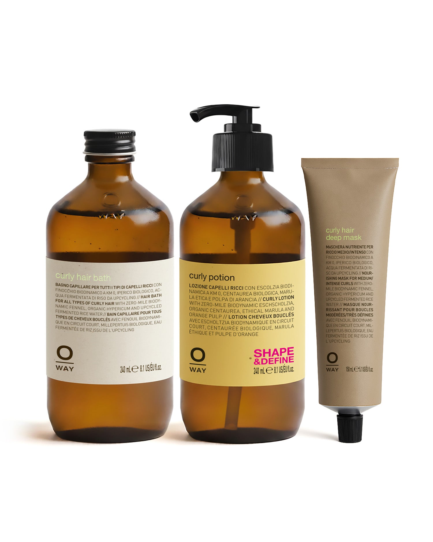 curly hair definition kit