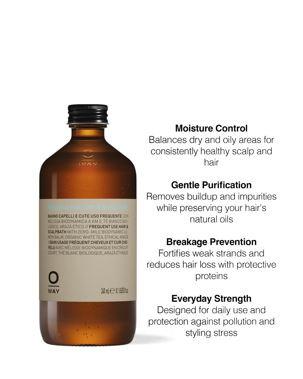 Oway Frequent Use Hair & Scalp Bath benefits mobileonly