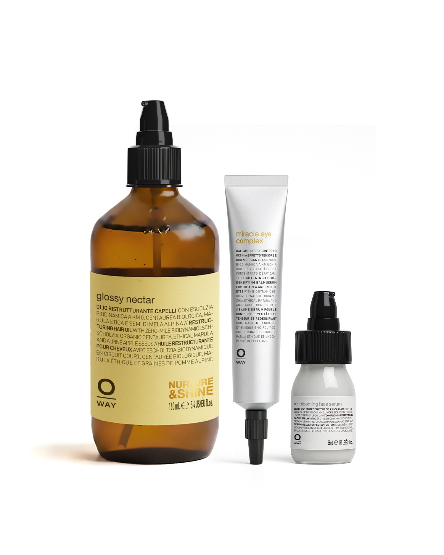 Glossy Nectar – Weightless Finishing Oil for Shine & Heat