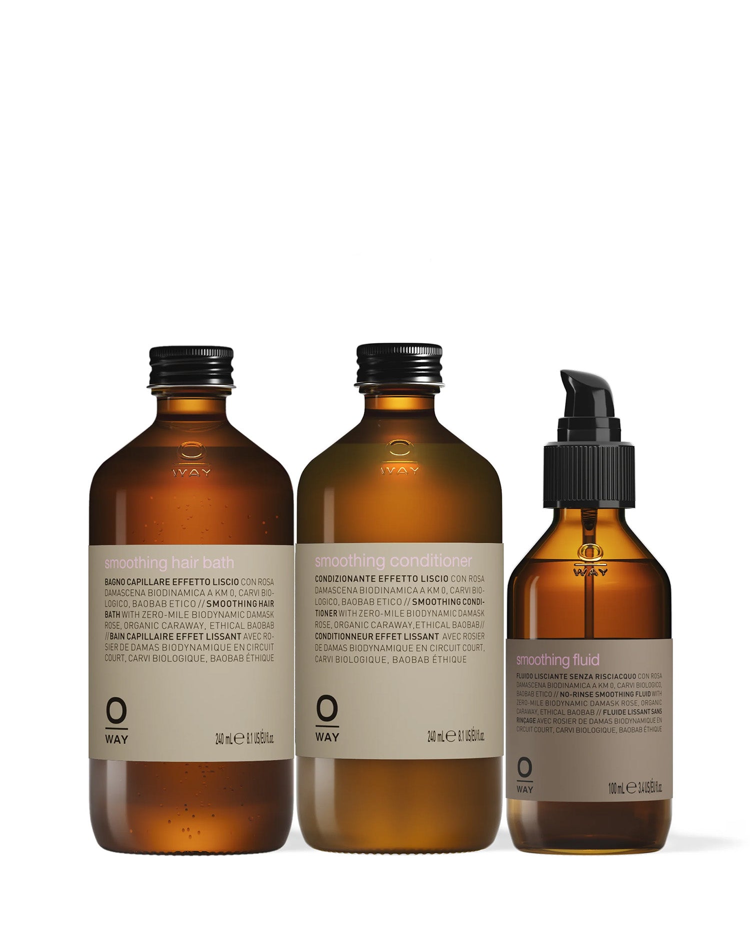 OWAY スムージング　ヘアバス　シャンプー　950ml smoothing hair bath: shampoo for dry hair | OWAY